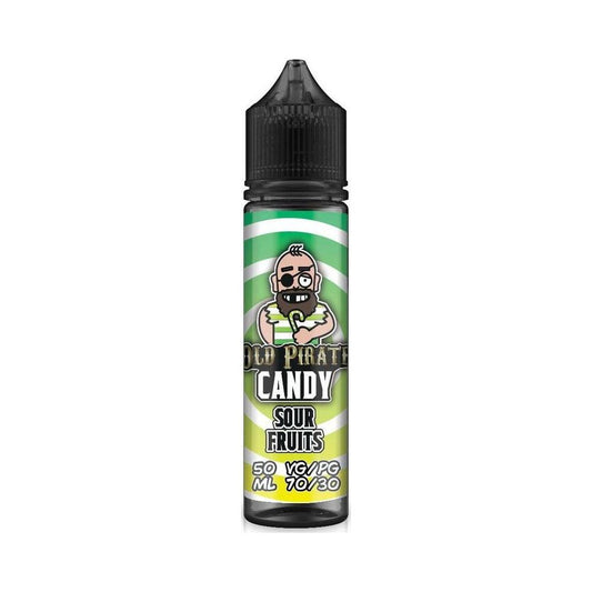 Sour Fruits 50ml Shortfill E-Liquid by Old Pirate Candy