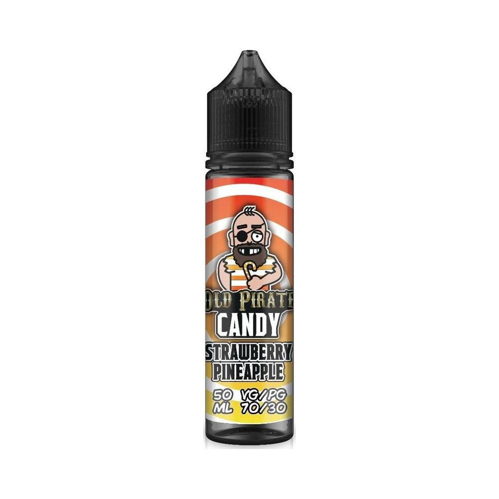 Strawberry Pineapple 50ml Shortfill E-Liquid by Old Pirate Candy