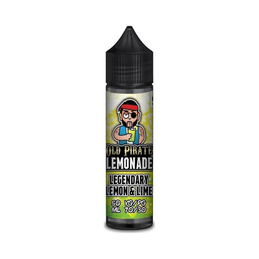Legendary Lemon & Lime 50ml Shortfill E-Liquid by Old Pirate Lemonade