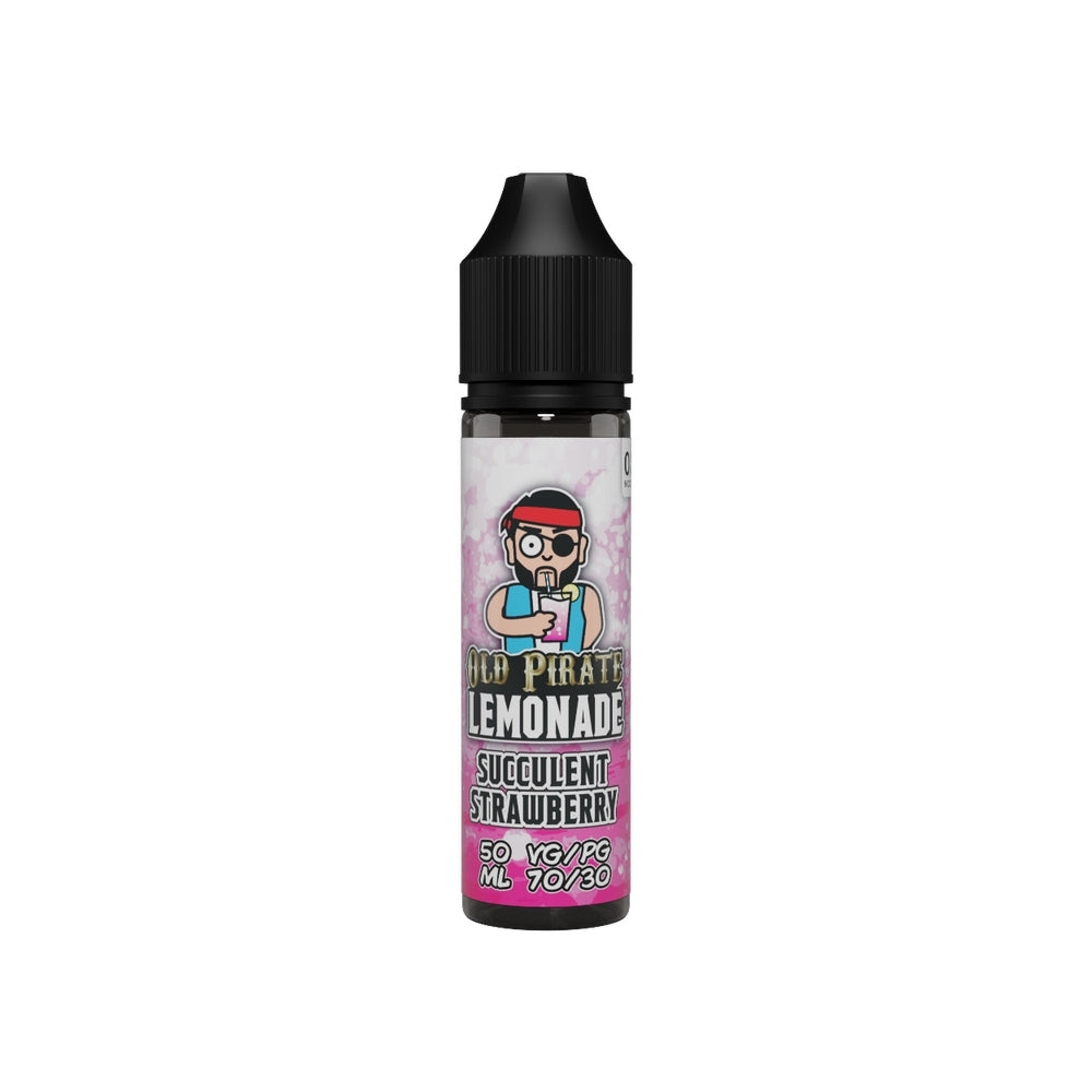 Succulent Strawberry 50ml Shortfill E-Liquid by Old Pirate Lemonade