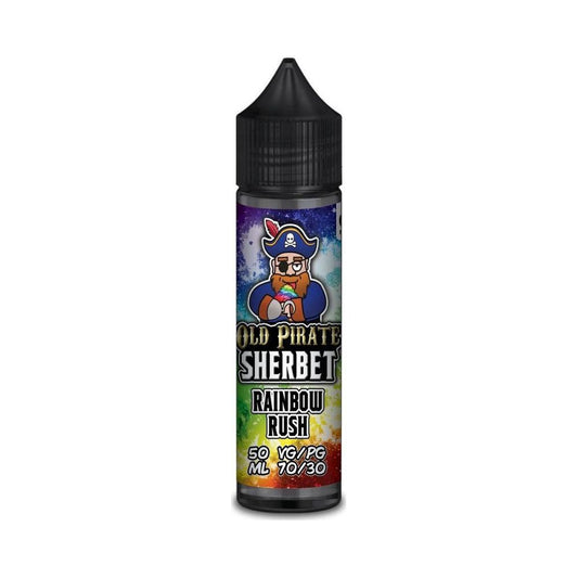 Rainbow Rush 50ml Shortfill E-Liquid by Old Pirate Sherbet