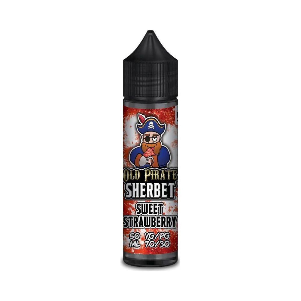 Sweet Strawberry 50ml Shortfill E-Liquid by Old Pirate Sherbet