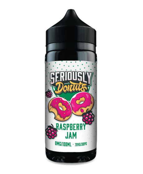 Raspberry Jam 100ml Shortfill E-Liquid by Seriously Donuts