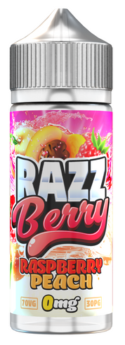 Raspberry Peach 100ml Shortfill E-Liquid by Razz Berry