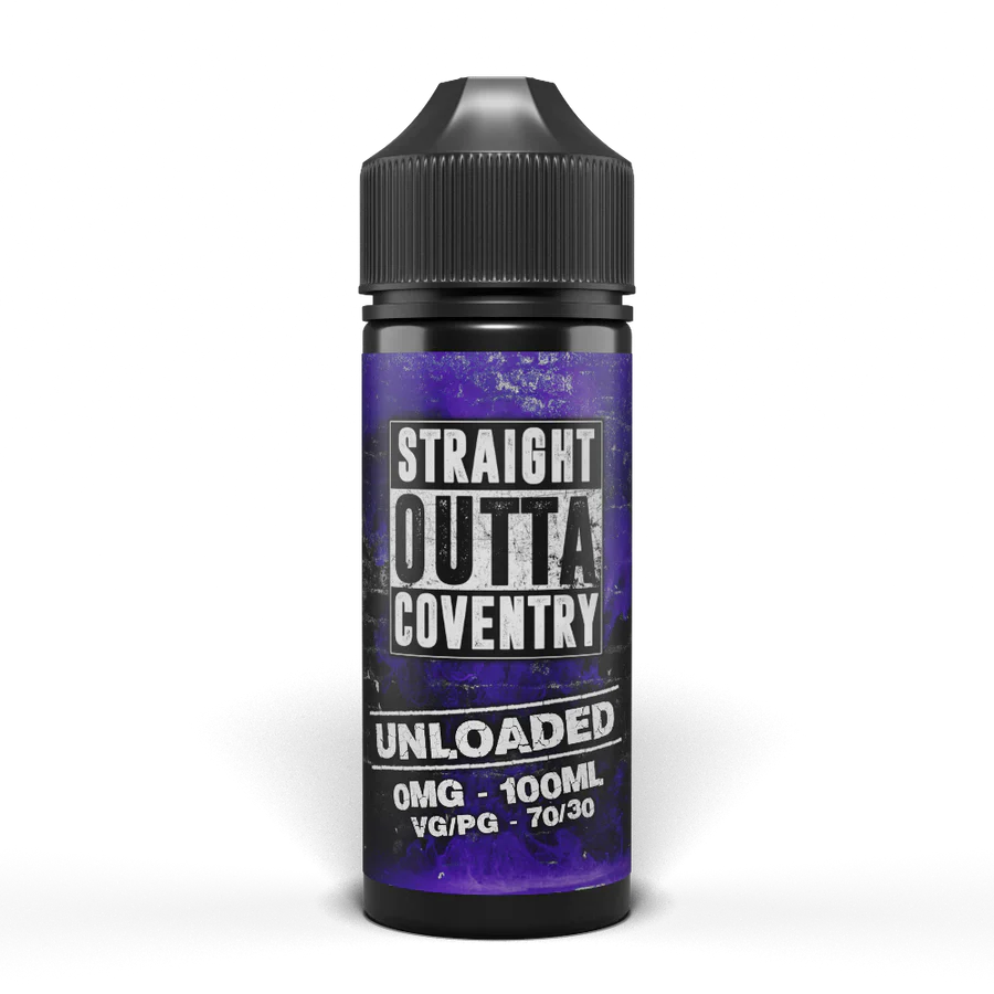 Unloaded 100ml Shortfill E-Liquid by Straight outta Coventry
