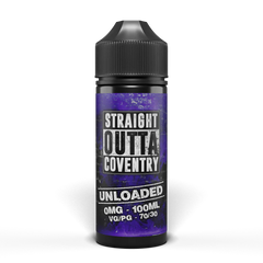 Unloaded 100ml Shortfill E-Liquid by Straight outta Coventry