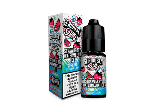 Strawberry Watermelon Ice Nic Salt E-liquid by Seriously Bar Salts