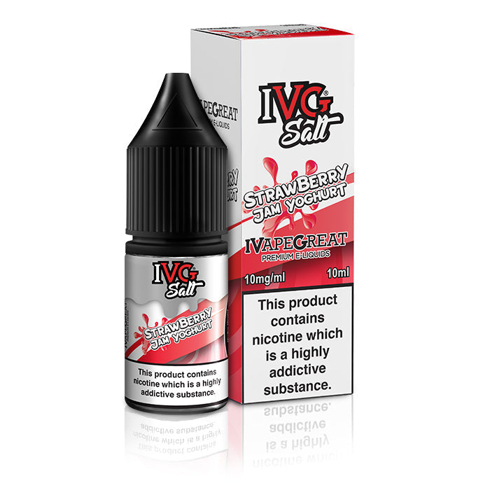 Strawberry Jam Yoghurt Nic Salt 10ml E-Liquid by IVG