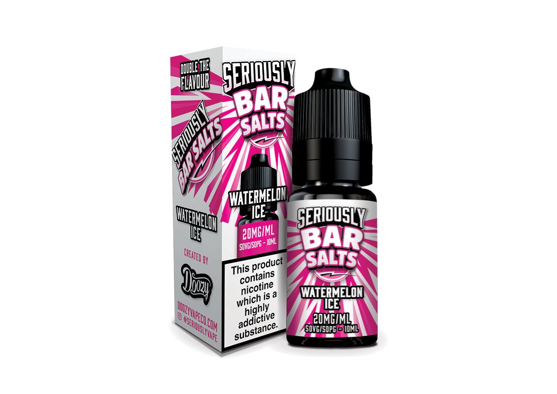 Watermelon Ice Nic Salt E-liquid by Seriously Bar Salts