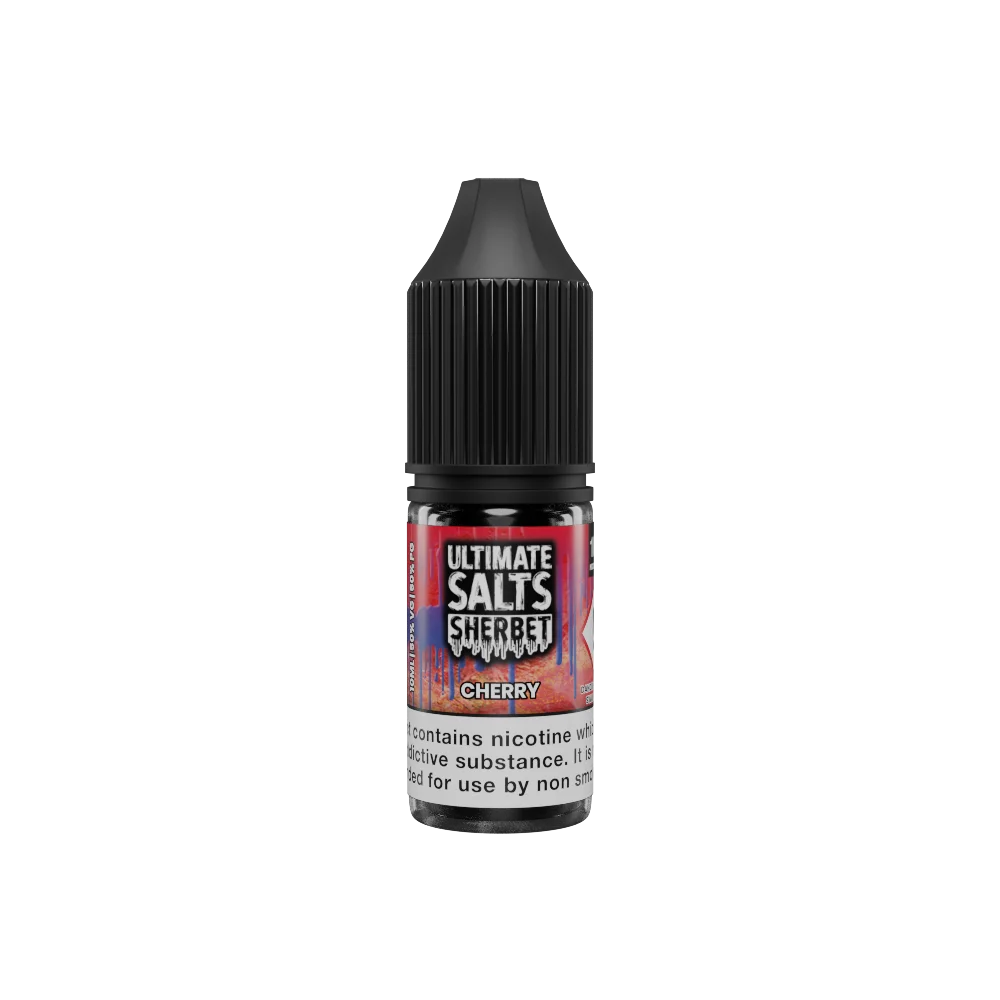 Cherry 10ml Nic Salt E-Liquid by Ultimate Sherbet