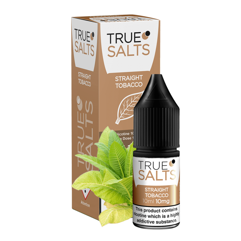 Straight Tobacco Nic Salt 10ml E-Liquid by IVG True Salts
