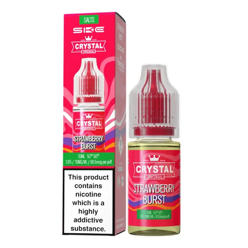 Strawberry Burst Nic Salt E-Liquid by SKE Crystal Original
