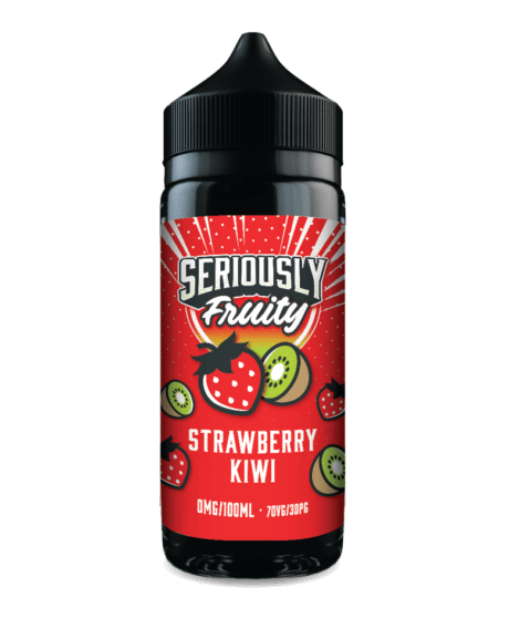 Strawberry Kiwi 100ml Shortfill E-Liquid by Seriously Fruity