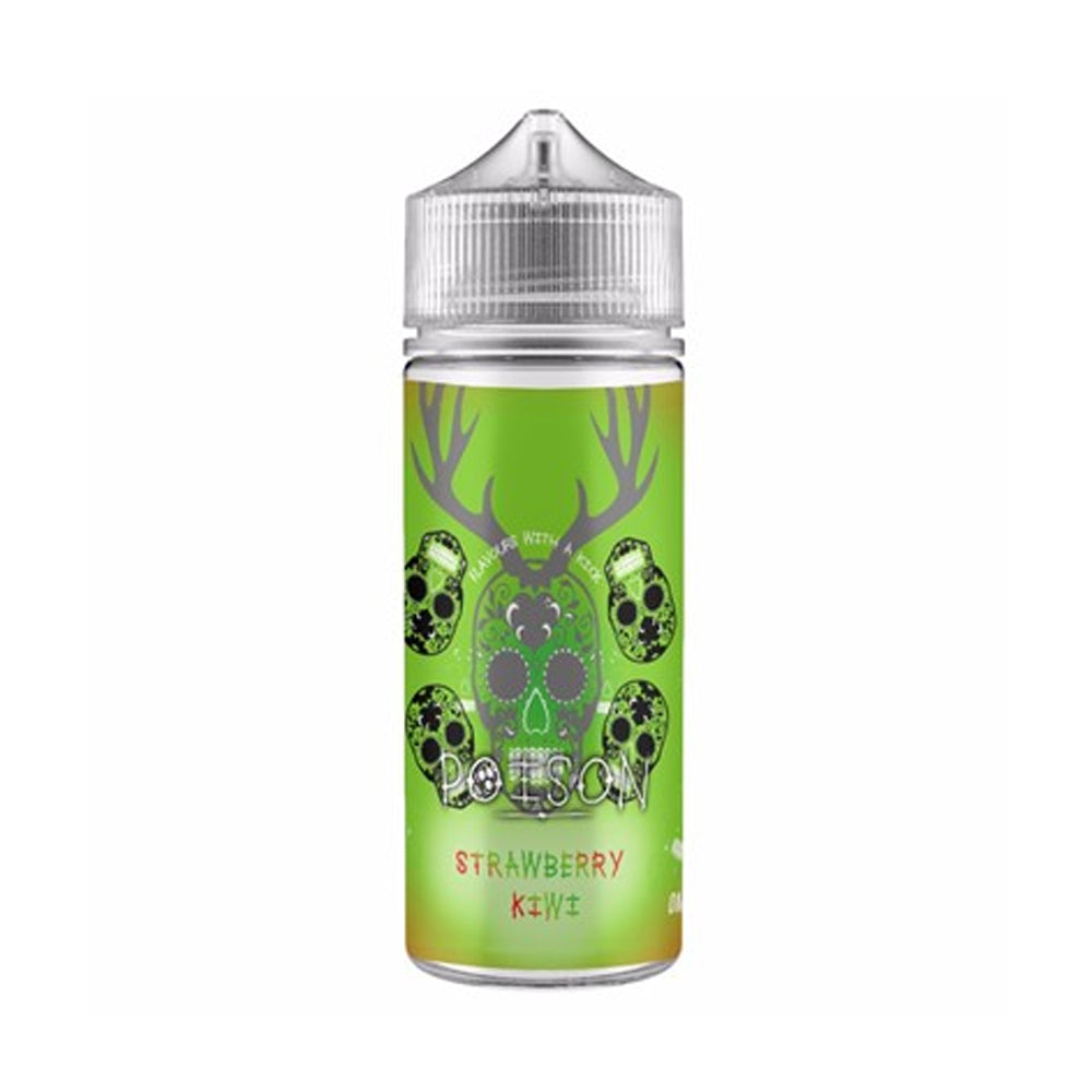 Strawberry Kiwi 100ml Shortfill E-Liquid by Poison