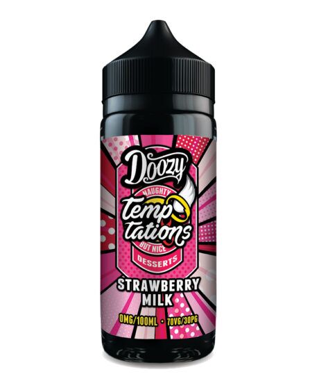 Strawberry Milk 100ml Shortfill E-Liquid by Doozy Temptations