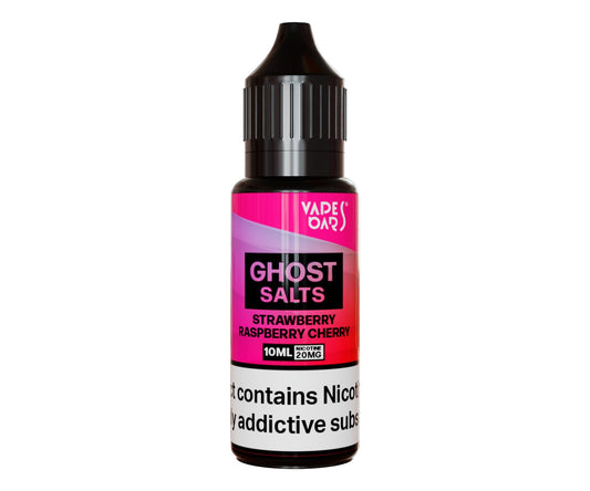 Strawberry Raspberry Cherry Ice Nic Salt E-Liquid by Vapes Bars Ghost Salts