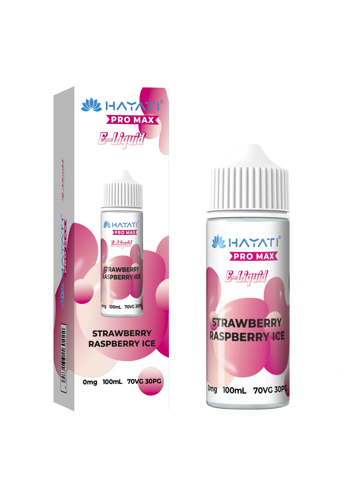 Strawberry Raspberry Ice 100ml Shortfill E-Liquid by Hayati Pro Max