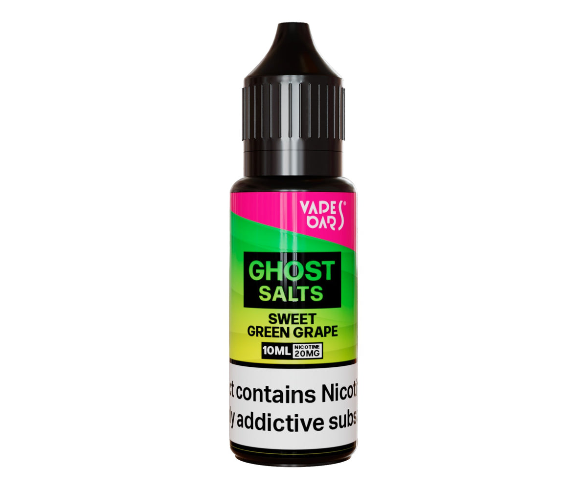 Sweet Green Grape Ice Nic Salt E-Liquid by Vapes Bars Ghost Salts