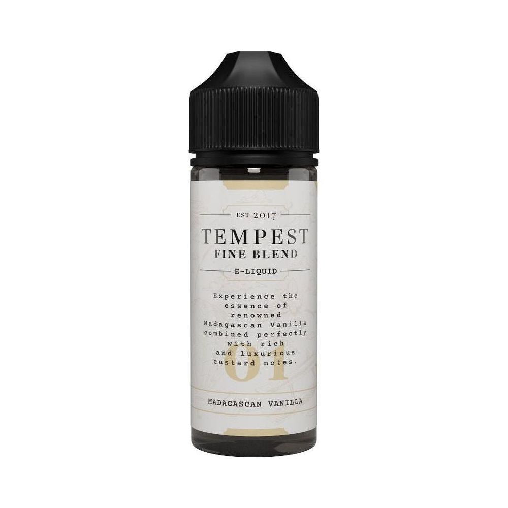 Madagascan Vanilla 100ml Shortfill E-Liquid by Tempest