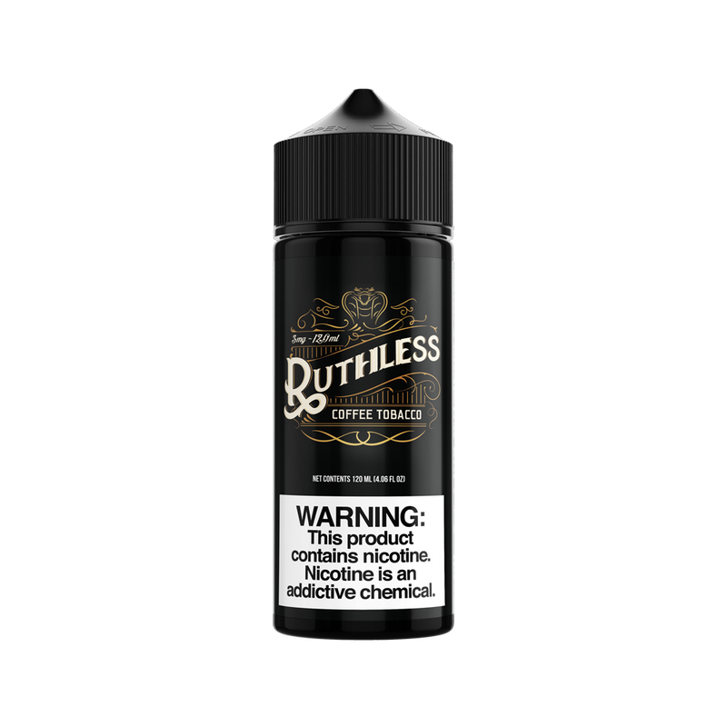 Coffee Tobacco Vape Juice 100ml Shortfill E-Liquid by Ruthless