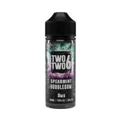 Spearmint Bubblegum 100ml Shortfill E-Liquid by Two Two 6