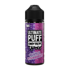 Grape & Strawberry 100ml Shortfill E Liquid by Ultimate Puff Candy Drops