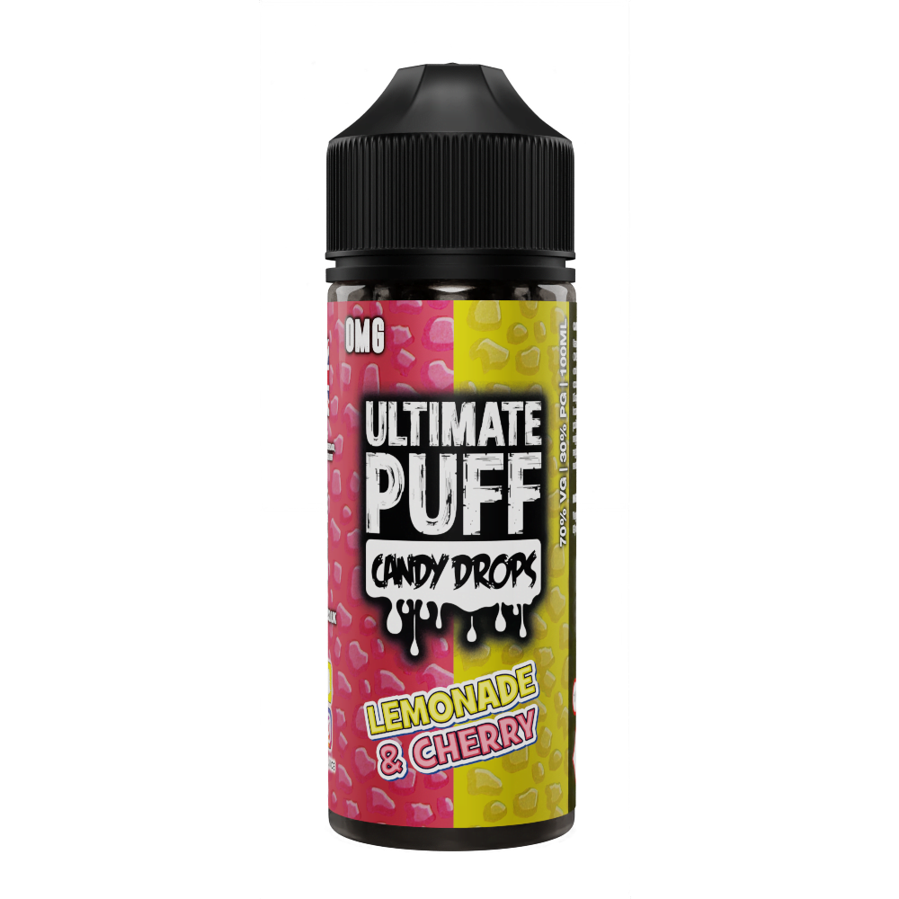 Lemonade & Cherry 100ml Shortfill E Liquid by Ultimate Puff Candy Drops