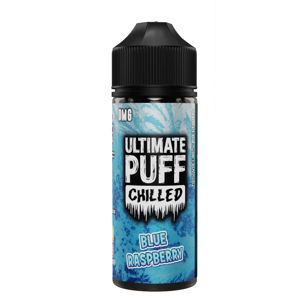 Blue Raspberry 100ml Shortfill E Liquid by Ultimate Puff Chilled