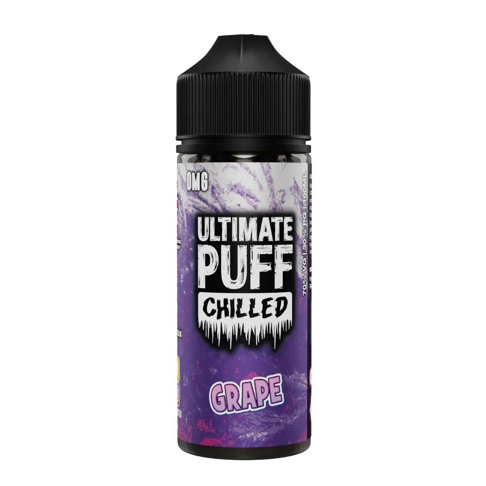 Grape 100ml Shortfill E Liquid by Ultimate Puff Chilled