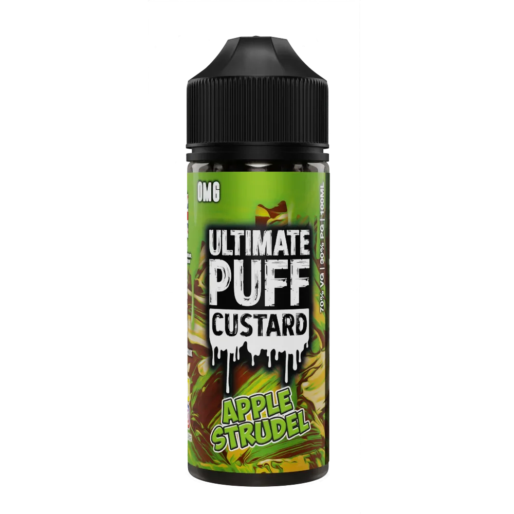 Apple Strudel 100ml Shortfill E-Liquid by Ultimate Puff Custard