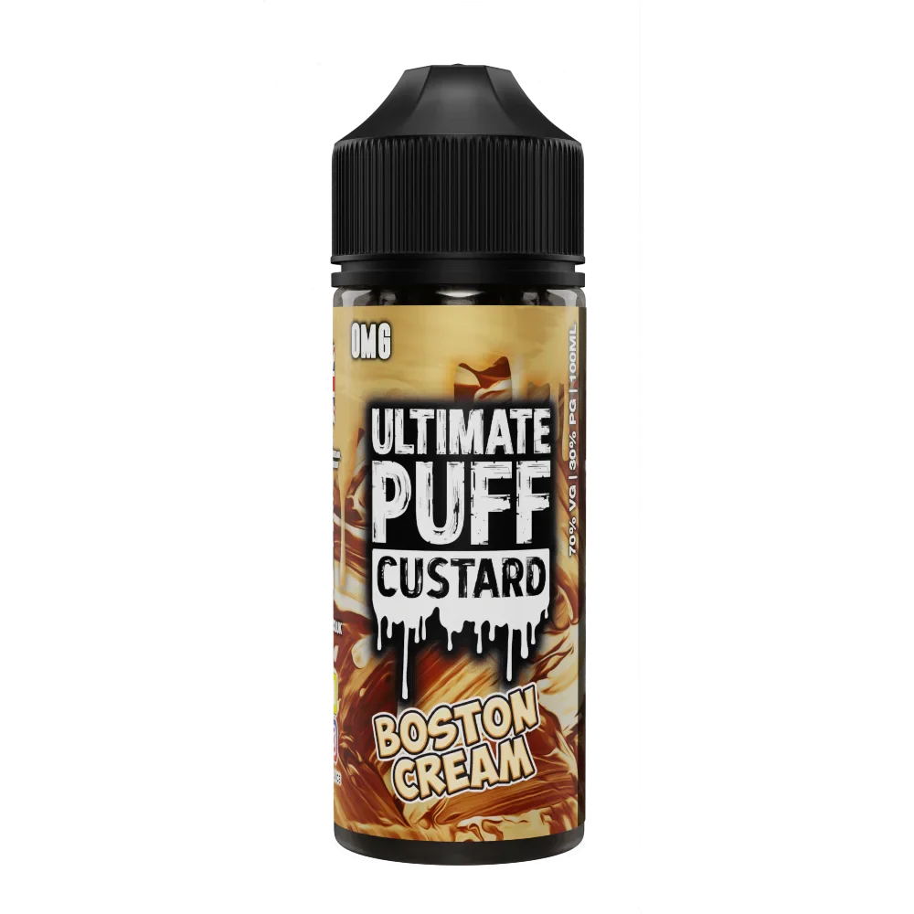 Boston Cream 100ml Shortfill E-Liquid by Ultimate Puff Custard