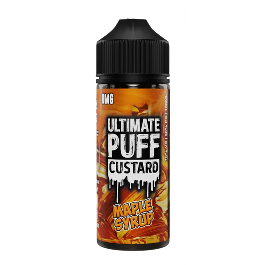 Maple Syrup 100ml Shortfill E-Liquid by Ultimate Puff Custard