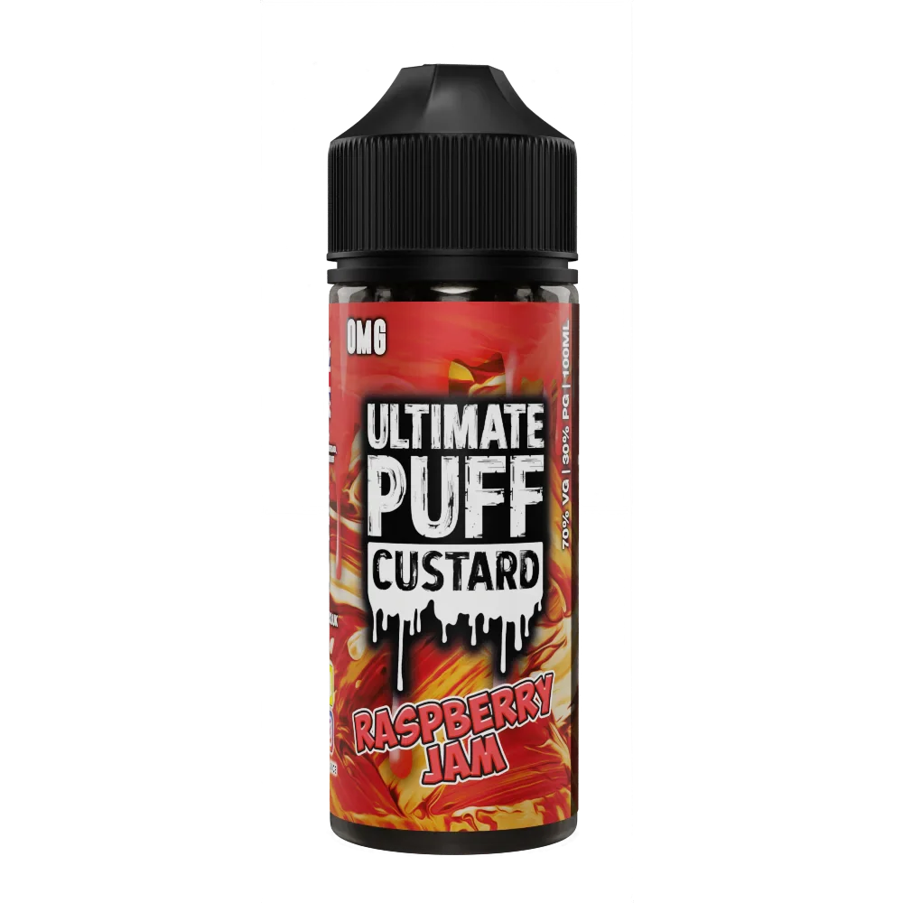 Raspberry Jam 100ml Shortfill E-Liquid by Ultimate Puff Custard