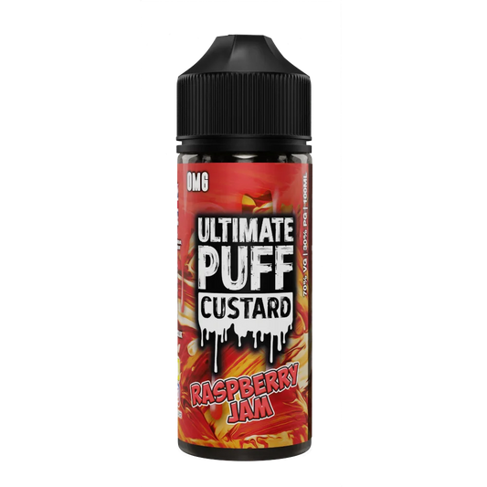 Raspberry Jam 100ml Shortfill E-Liquid by Ultimate Puff Custard