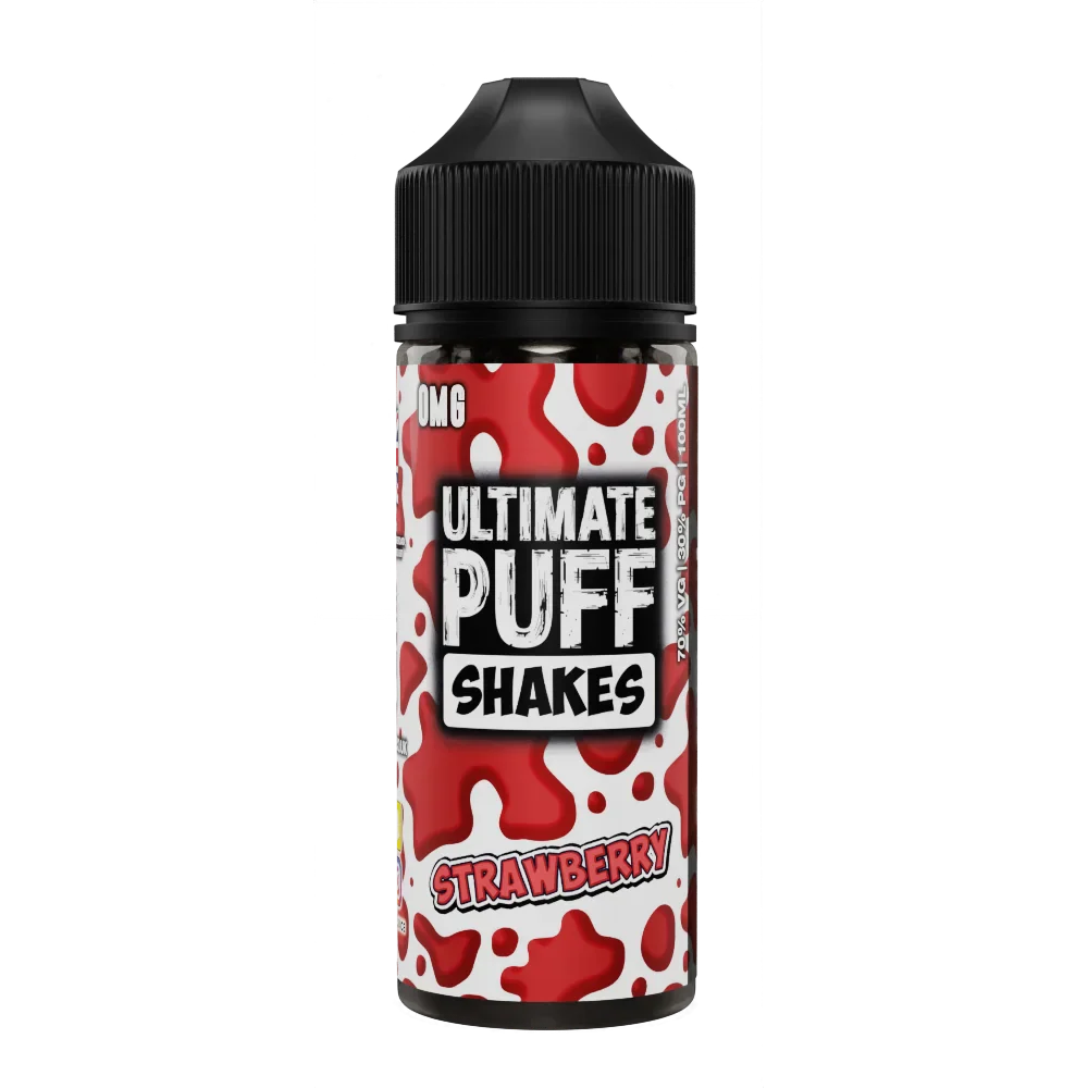 Strawberry 100ml Shortfill E-Liquid by Ultimate Puff Shakes