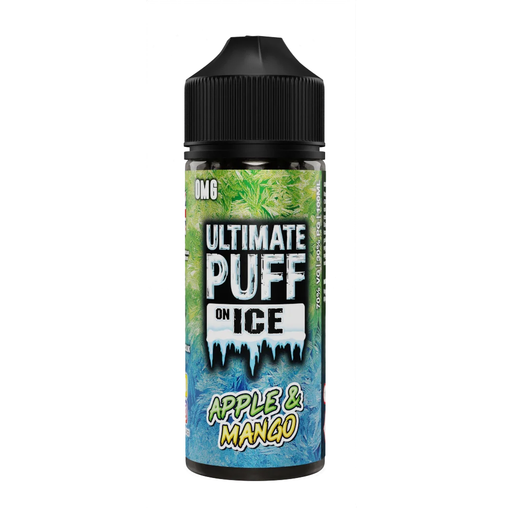 Apple & Mango 100ml Shortfill E-Liquid by Ultimate Puff On Ice