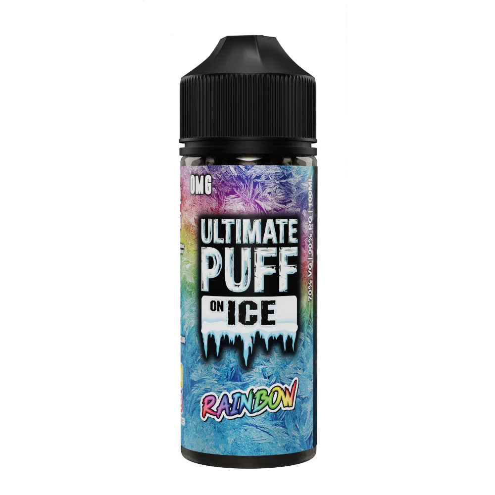 Rainbow 100ml Shortfill E-Liquid by Ultimate Puff On Ice