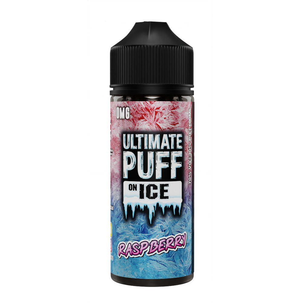 Raaspberry 100ml Shortfill E-Liquid by Ultimate Puff On Ice