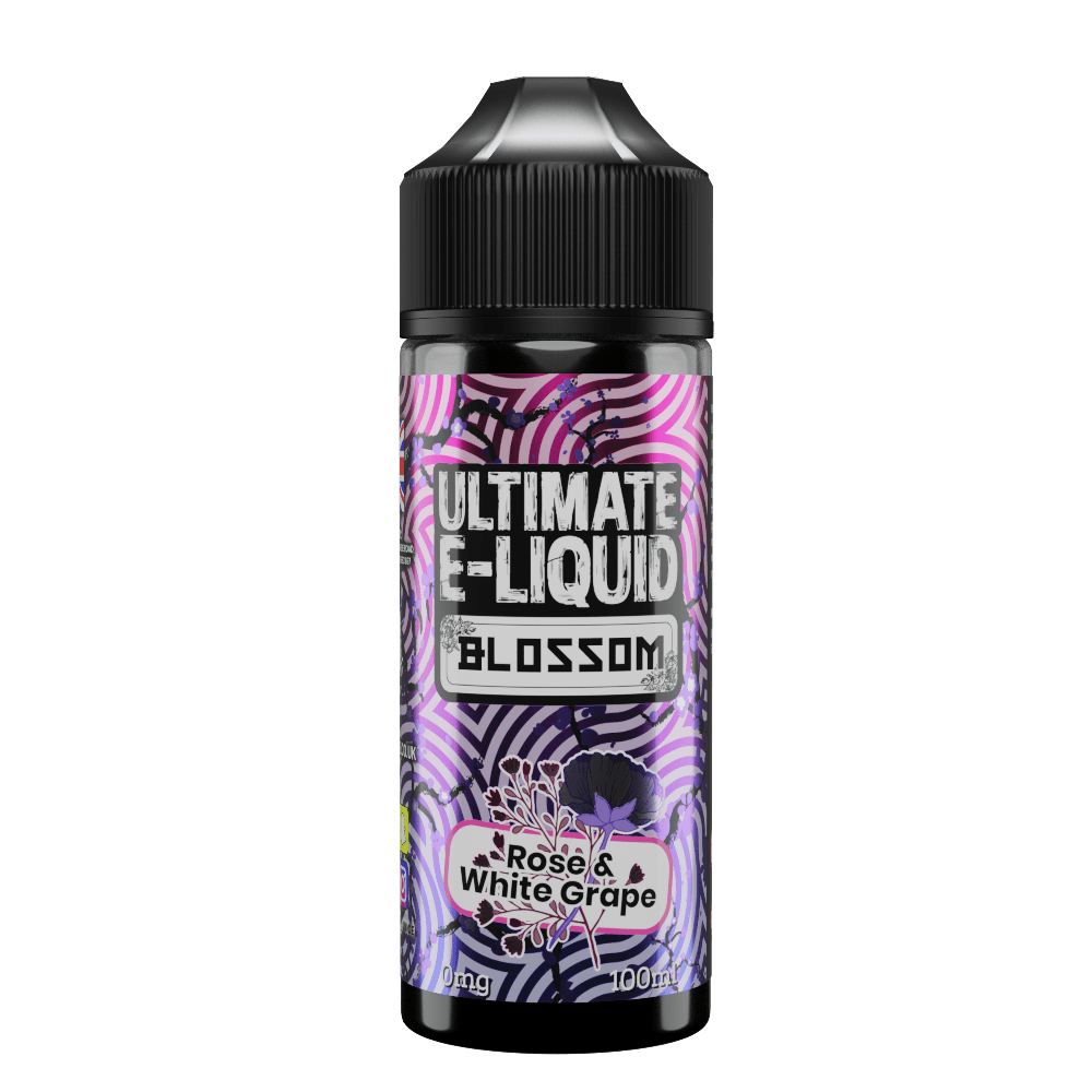 Blossom Rose & White Grape 100ml Shortfill E-liquid by Ultimate Juice