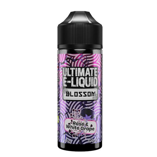 Blossom Rose & White Grape 100ml Shortfill E-liquid by Ultimate Juice