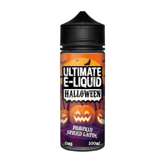 Halloween Pumpkin Spiced Latte 100ml Shortfill E-liquid by Ultimate Juice