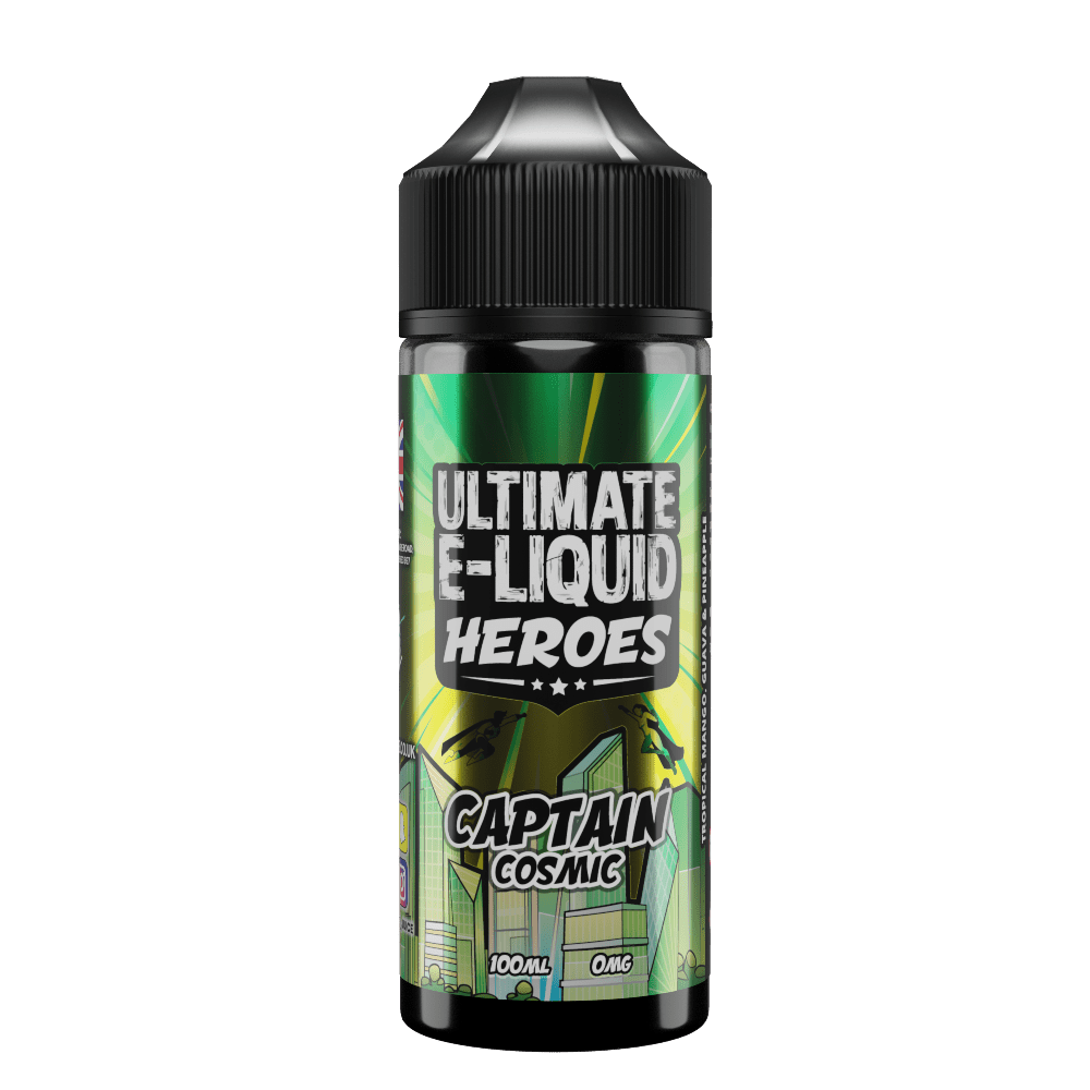 Heroes Captain Cosmic 100ml Shortfill E-liquid by Ultimate Juice