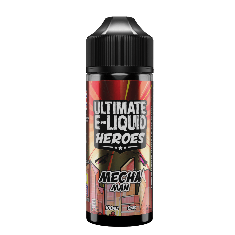 Heroes Mecha Man 100ml Shortfill E-liquid by Ultimate Juice