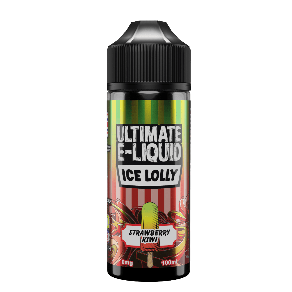 Ice Lolly Strawberry Kiwi 100ml Shortfill E-liquid by Ultimate Juice