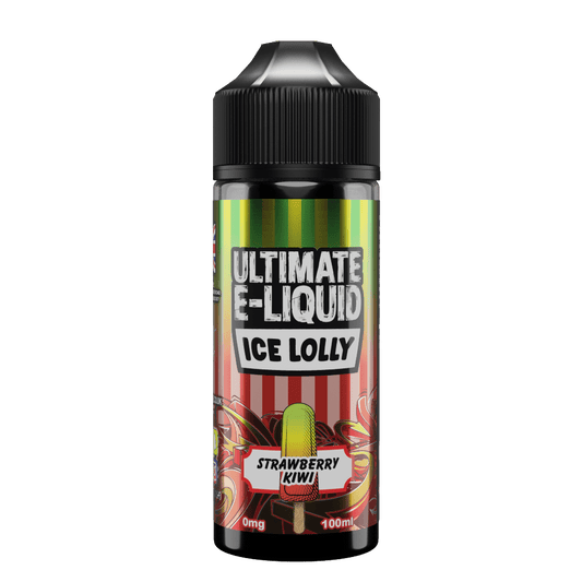 Ice Lolly Strawberry Kiwi 100ml Shortfill E-liquid by Ultimate Juice