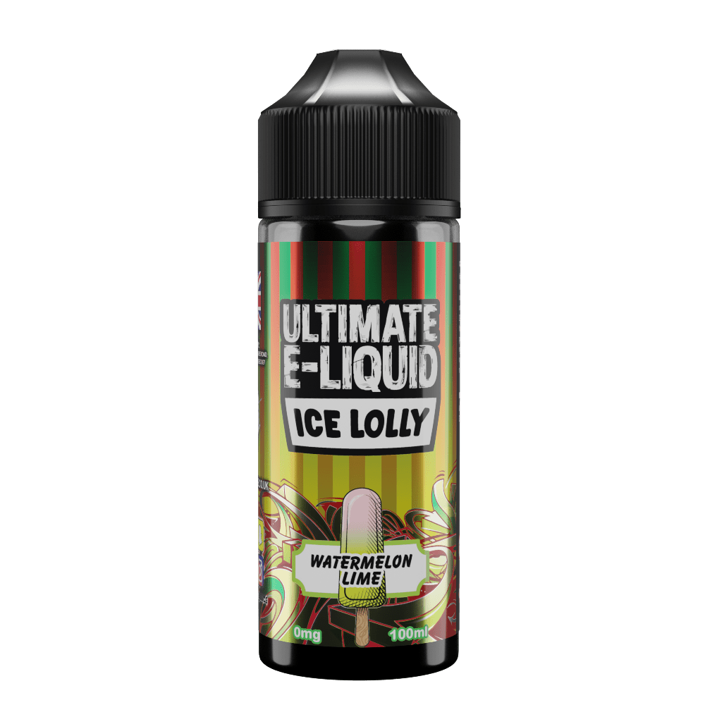 Ice Lolly Watermelon Lime 100ml Shortfill E-liquid by Ultimate Juice