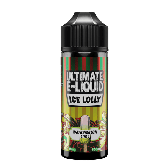 Ice Lolly Watermelon Lime 100ml Shortfill E-liquid by Ultimate Juice
