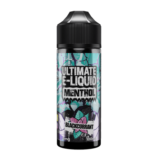 Menthol Blackcurrant 100ml Shortfill E-liquid by Ultimate Juice