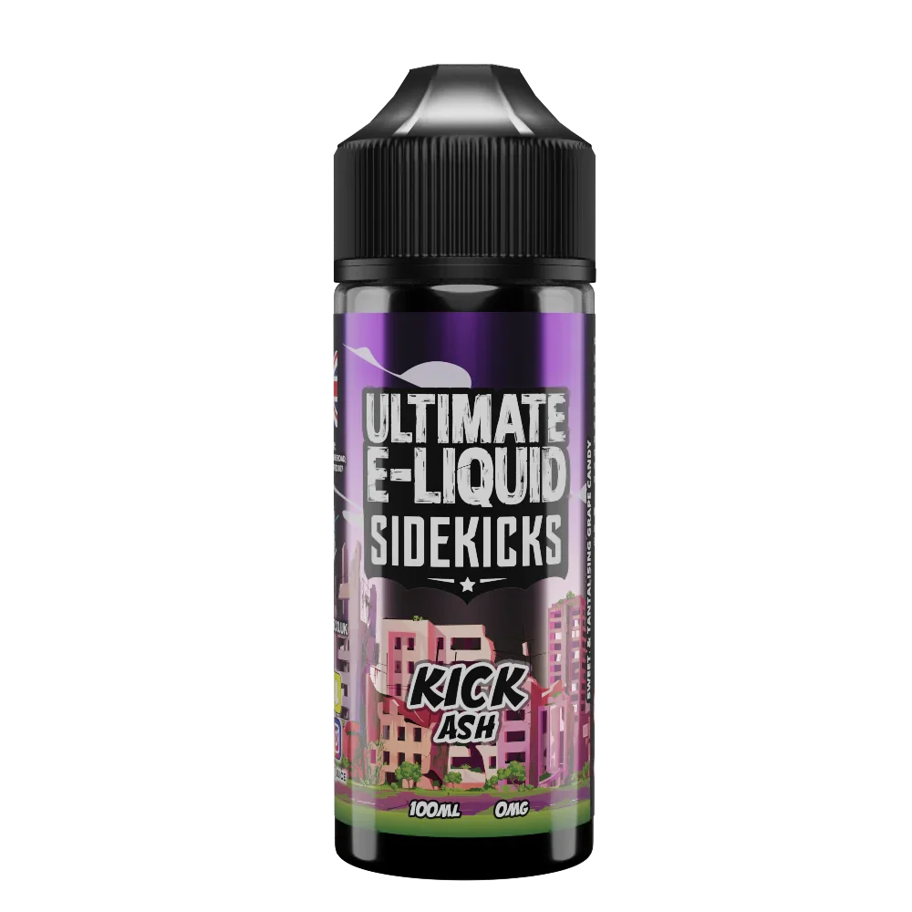Sidekicks Kick Ash 100ml Shortfill E-liquid by Ultimate Juice