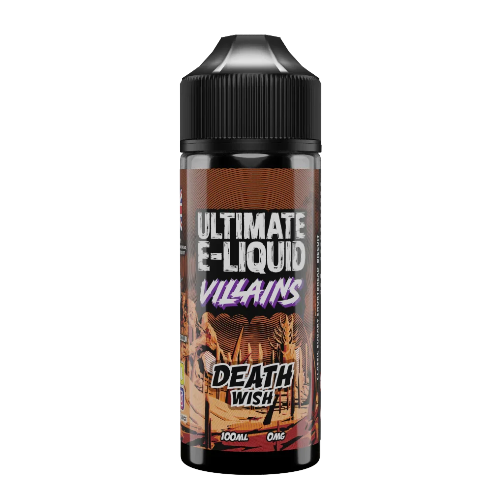 Villains Death Wish 100ml Shortfill E-liquid by Ultimate Juice